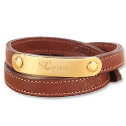 Wraparound Leather Cuff Bracelet