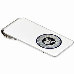 US Navy Money Clip in Sterling Silver