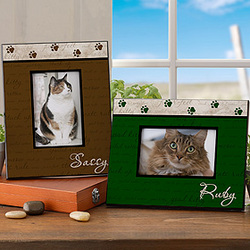 Personalized Cat Picture Frame