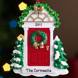 Personalized Christmas Door Ornament