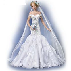 Sparkling Promise Porcelain Bride Doll