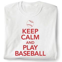 Keep Calm and Play Baseball T-Shirt