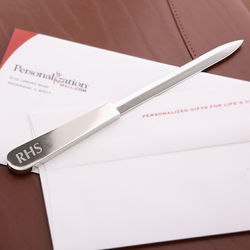Personalized Monogram Silver Letter Opener