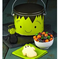 Sweets and Snacks in Frankenstein or Mummy Fun Pails
