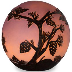 Glowing 3D Pine Cone Globe
