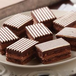 Eight Chocolate Mousse Torte Squares