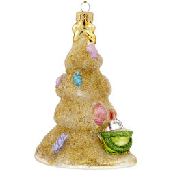 Sand Christmas Tree with Shells Personalized Ornament