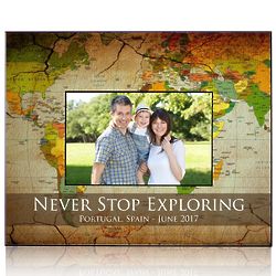 Traveler's Personalized Picture Frame