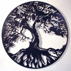The Tree of Life Steel Wall Sculpture