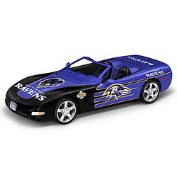 The Ravens Win Super Bowl Tribute Car Figurine