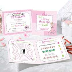 Flower Girl's Games, Puzzles, and Coloring Book
