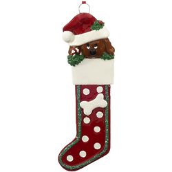 Doggie Stocking Personalized Christmas Ornament