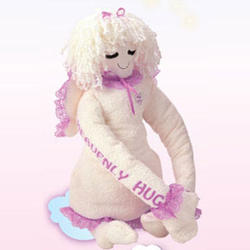 Heavenly Hug Angel Lavender Girl Doll
