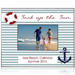 Soak Up the Sun Personalized Picture Frame
