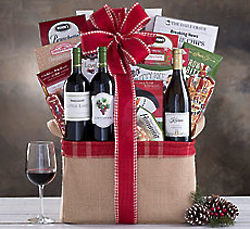California Winery Holiday Trio Gift Basket