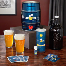 Emerson Personalized Glassware and Lager Barrel Craft Brew Kit
