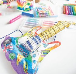 Rockin' Guitar 3D Inflatable Colorables