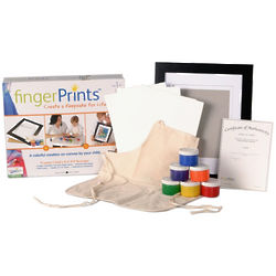 Finger Prints Painting Art Kit with Black Frame