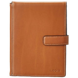 Audrey Leather Passport Wallet with Ticket Flap