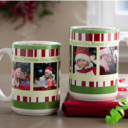 Personalized Christmas Photo Coffee Mug