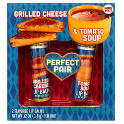 Grilled Cheese and Tomato Soup Lip Balm Duo