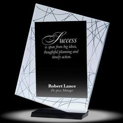 Personalized Calligraphy Crystal Award