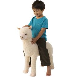 Sit-On Alpaca Toy