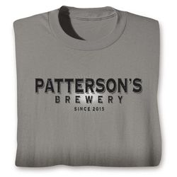 Personalized Name and Date Brewery Beer Lover T-Shirt