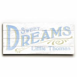 Sweet Dreams Boy Vintage Wall Sign