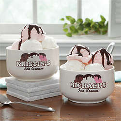 Personalized Ice Cream Bowl