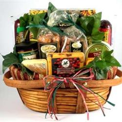 The Midwesterner Cheese and Sausage Gift Basket