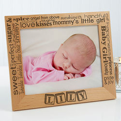 Our Pride and Joy Personalized Horizontal Photo Frame