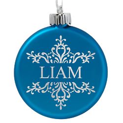Personalized December Birthstone Lighted Ornament