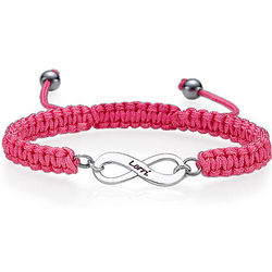 Pink Infinity Friendship Bracelet