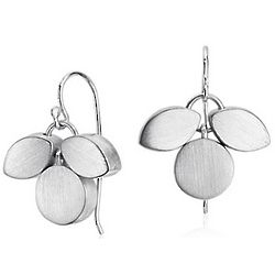 Petal Drop Earrings in Sterling Silver