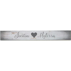 Me + You Personalized Wood Sign