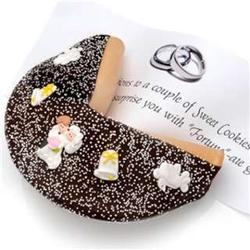 Giant Wedding Fortune Cookie with Personalized Fortune