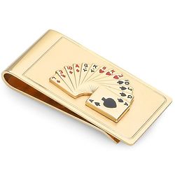 Playing Cards French Fold Money Clip