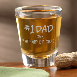 Personalized You're #1 Personalized Shot Glass
