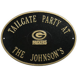 Green Bay Packers Personalized Metal Plaque