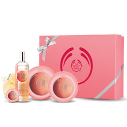 Pink Grapefruit Premium Body Butter and Body Scrub Gift Selection