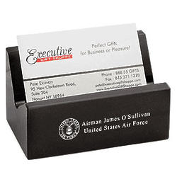 Personalized US Air Force Desktop Business Card Holder