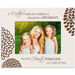 A Mother's Love Personalized White 4x6 Photo Frame