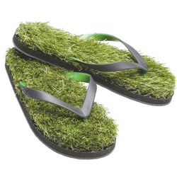Grassy Flip Flops