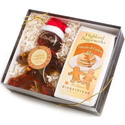 Gingerbread Man Maple Syrup and Cookie Mix Gift Set