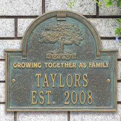 Personalized Family Tree Home Plaque
