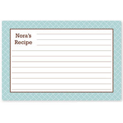 24 Basketweave Slate 4x6 Recipe Cards
