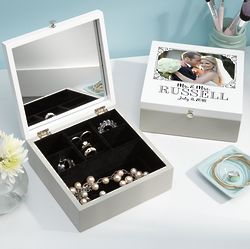 Personalized Our Special Day Photo Jewelry Box