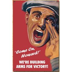 Personalized Building Arms For Victory Metal Wall Sign