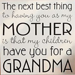 Mother's Day Grandma Wooden Sign